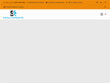 Tablet Screenshot of healthpointe.net